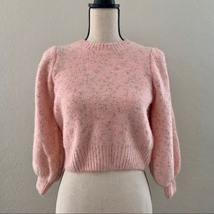 *** ZARA Cropped 3/4 Sleeve Sweater ***